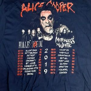 Alice Cooper & Halestorm 2019 concert shirt